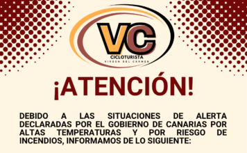 La X Cicloturista Virgen del Carmen adapta su recorrido y horario para garantizar la seguridad de los participantes ante la alerta por altas temperaturas