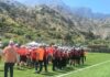 Vallehermoso participa en una jornada de convivencia y actividades para mayores en el Campo Municipal de Hermigua