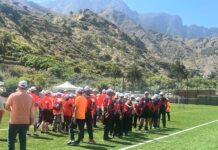 Vallehermoso participa en una jornada de convivencia y actividades para mayores en el Campo Municipal de Hermigua