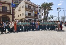 Acto de presentación de los 27 nuevos guardias civiles para La Gomera