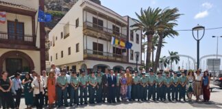 Acto de presentación de los 27 nuevos guardias civiles para La Gomera
