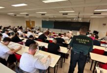 Casi 27.000 personas opositan este sábado a una de las 3.240 plazas ofertadas para ingresar en la Guardia Civil
