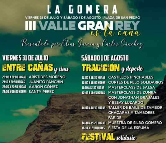 Valle Gran Rey presenta la programación de la tercera edición de ‘Valle Gran Rey es la Caña’