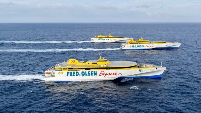 Trimaranes de Fred. Olsen Express