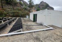 Vallehermoso culmina la instalación de placas fotovoltaicas para mejorar la eficiencia energética de sus infraestructuras municipales