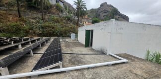 Vallehermoso culmina la instalación de placas fotovoltaicas para mejorar la eficiencia energética de sus infraestructuras municipales