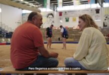 La presidenta del Parlamento de Canarias pone en valor la lucha canaria en Lanzarote