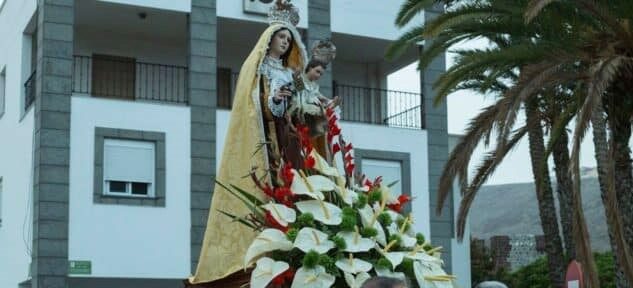 virgen del carmen de san sebastián de la gomera