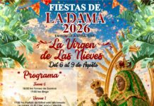 La Dama celebrará sus fiestas en honor a la Virgen de las Nieves del 6 al 9 de agosto