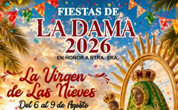 Carta de agradecimiento de la Comisión de Fiestas de La Dama