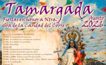 Tamargada despedirá el verano festivo de Vallehermoso con las fiestas en honor a Nuestra Señora de la Caridad del Cobre