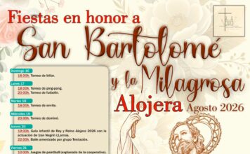 Alojera celebra el centenario de la Virgen Milagrosa con unas fiestas llenas de tradición y convivencia