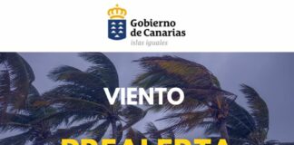 El Gobierno de Canarias declara la situación de prealerta por viento en el archipiélago desde las 15:00 horas