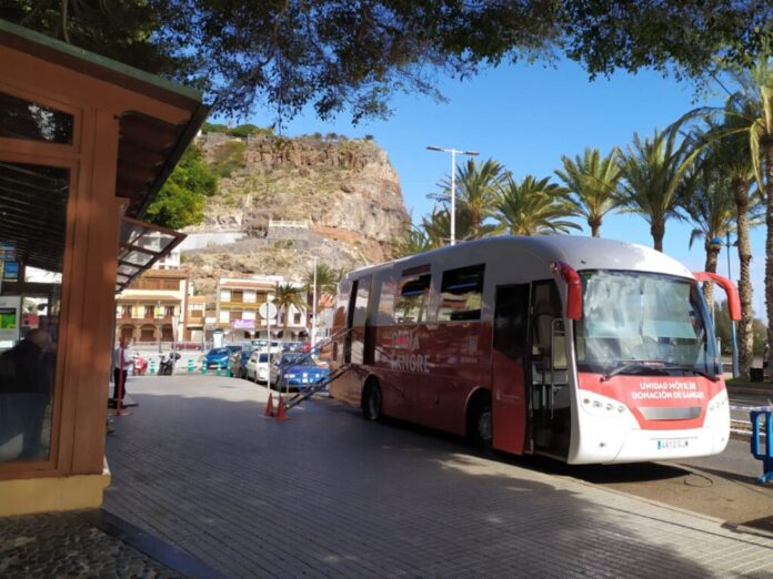Unidad Móvil de donación de Sangre en San Sebastián de La Gomera