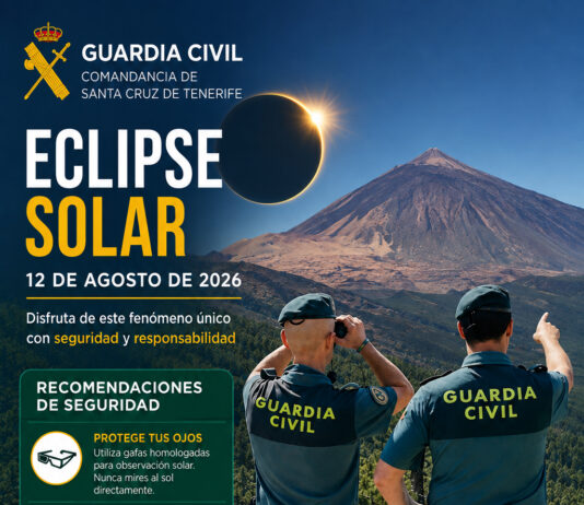 Dispositivo especial de seguridad de la Guardia Civil para garantizar el desarrollo del eclipse solar del próximo 12 de agosto
