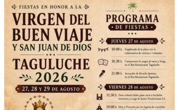 Taguluche celebra sus fiestas en honor a la Virgen del Buen Viaje y San Juan de Dios
