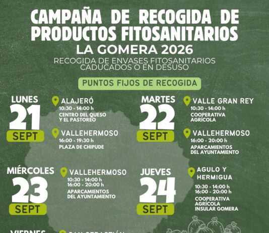 El Cabildo pone en marcha una campaña para la recogida de envases fitosanitarios caducados o en desuso