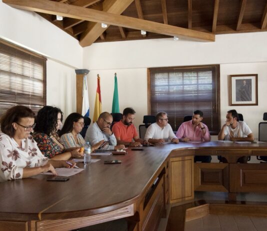 Vallehermoso acuerda con el Cabildo la transferencia de 2 millones de euros para las obras de emergencia en Erque y Erquito