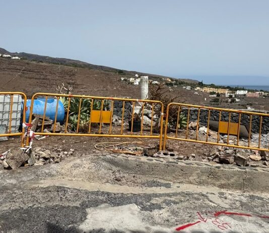 El Ayuntamiento de Alajeró ejecuta las obras del tramo del camino peatonal entre Antongil y Las Trincheras