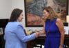 Astrid Pérez recibe a la nueva decana del Cuerpo Consular acreditado en Santa Cruz de Tenerife