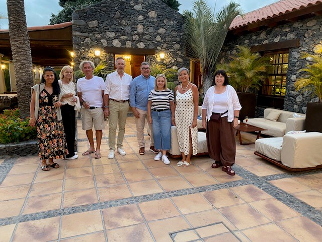 Periodistas durante su visita a La Gomera