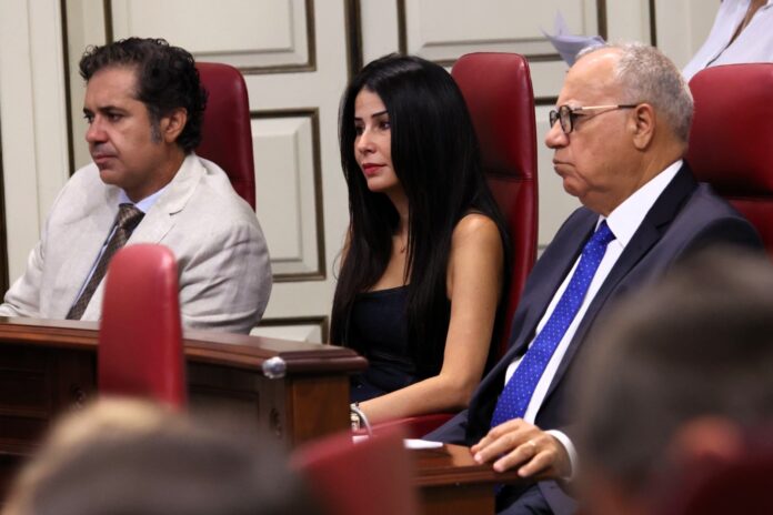 Representantes de ASG en el Parlamento de Canarias