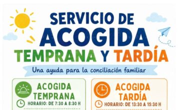 La comunidad educativa contará con un nuevo servicio de acompañamiento antes y después de la jornada escolar en Vallehermoso