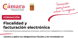 Cabildo y Cámara de Comercio impulsan un curso formativo sobre facturación electrónica y fiscalidad