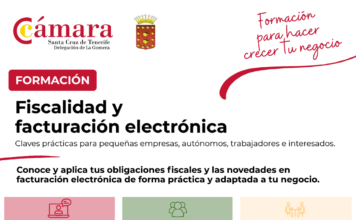 Cabildo y Cámara de Comercio impulsan un curso formativo sobre facturación electrónica y fiscalidad