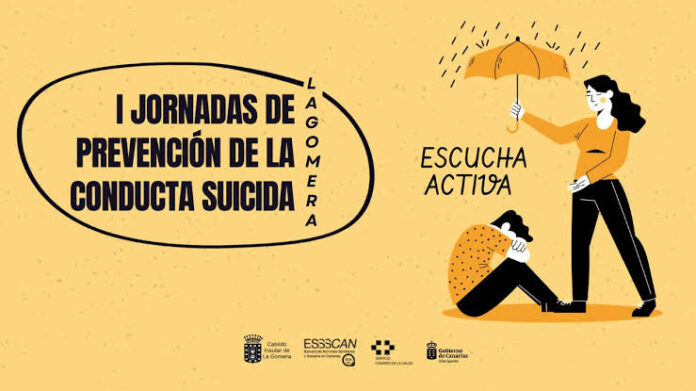 091026 Cartel I Jornadas de la Prevención de la Conducta Suicida en La Gomera, promovidas por el Cabildo insular y la ESSSCAN