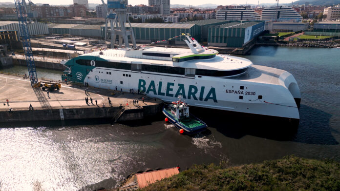 Buque de Balearia eléctrico