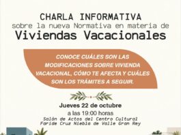 Valle Gran Rey abordará este jueves los cambios en la normativa de viviendas vacacionales en una charla abierta a la ciudadanía