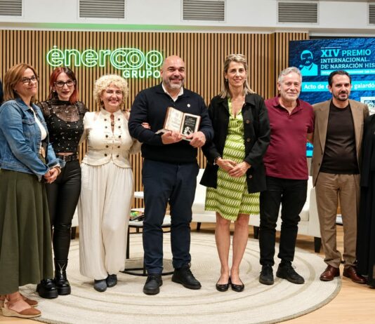 El gomero, Carlos Jesús Pérez Simancas recogió el XIV Premio Internacional de Divulgación Histórica Juan Antonio Cebrián por ‘Troya y la ira de Aquiles’