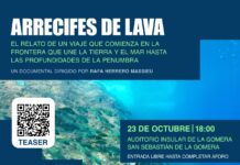 El Auditorio de La Gomera acoge la proyección del documental ‘Arrecifes de Lava’, de Rafa Herrero Massieu