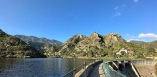 La mejora de la presa de La Encantadora permitirá reforzar la seguridad y optimizar el agua para el regadío en Vallehermoso
