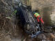 Herido grave un hombre de 78 años tras caer con su coche por un barranco en La Gomera