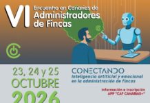 Comienza la cuenta atrás para el VI Encuentro en Canarias de Administradores de Fincas, los días 22, 23 y 24 de octubre, en La Gomera