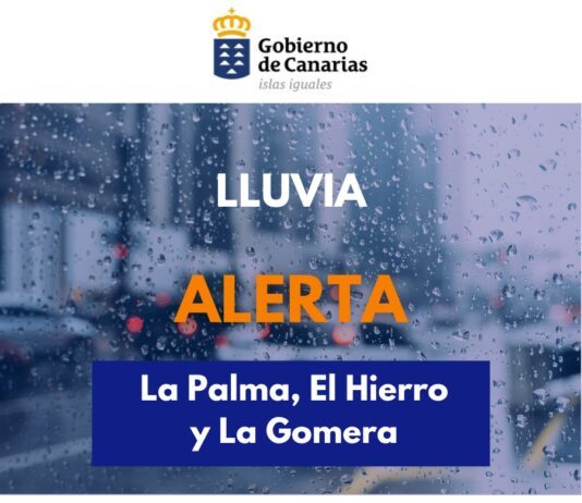 El Gobierno de Canarias activa la alerta por lluvias en El Hierro, La Gomera y La Palma