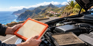 El filtro de aire del coche en La Gomera: la pieza barata que protege al motor del polvo, las curvas y el mar